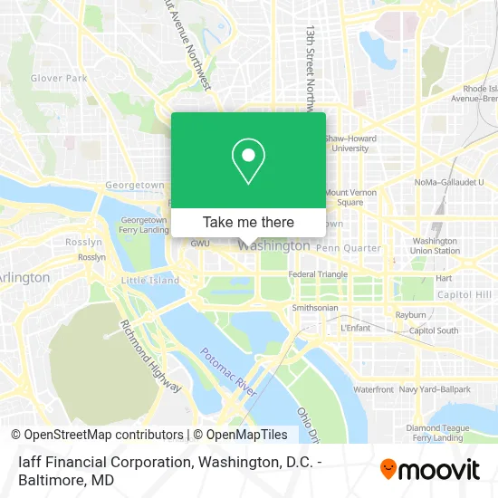 Iaff Financial Corporation map