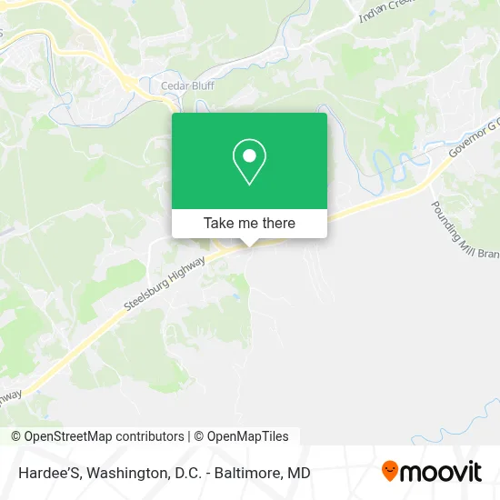 Hardee’S map