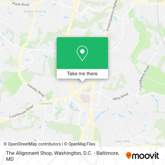The Alignment Shop map