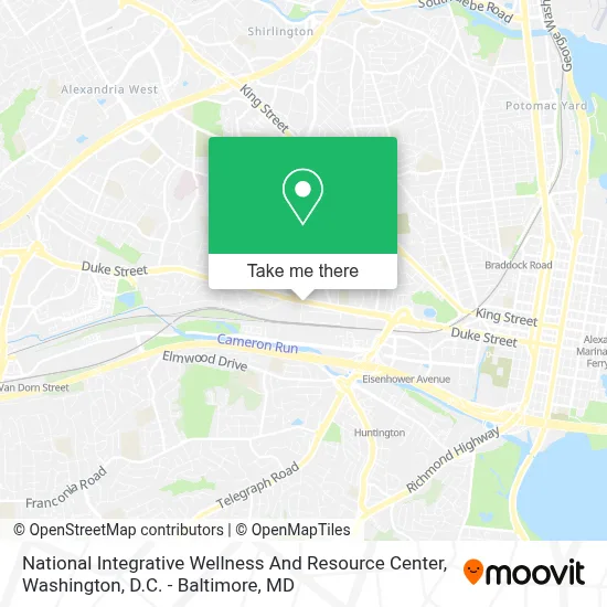 National Integrative Wellness And Resource Center map