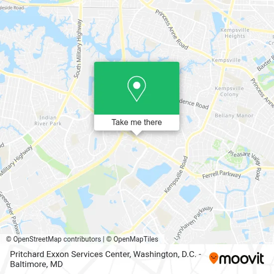 Pritchard Exxon Services Center map