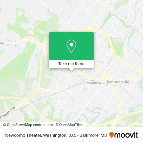 Newcomb Theater map