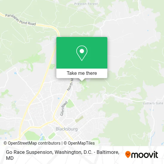 Go Race Suspension map