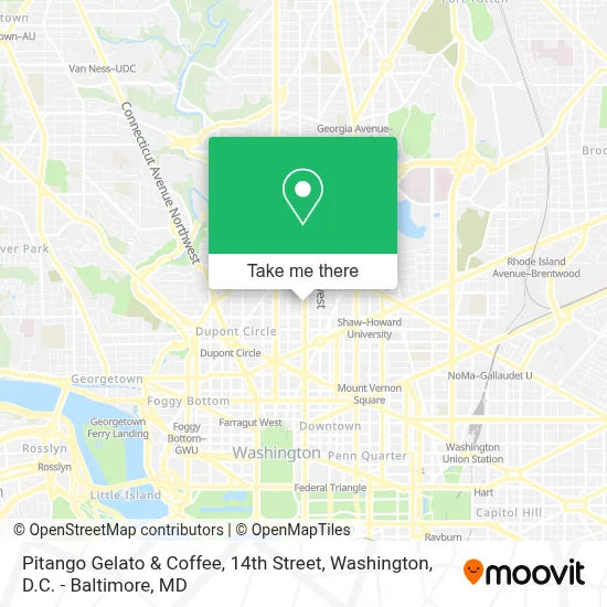Pitango Gelato & Coffee, 14th Street map