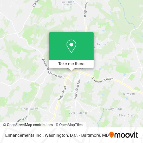 Enhancements Inc. map