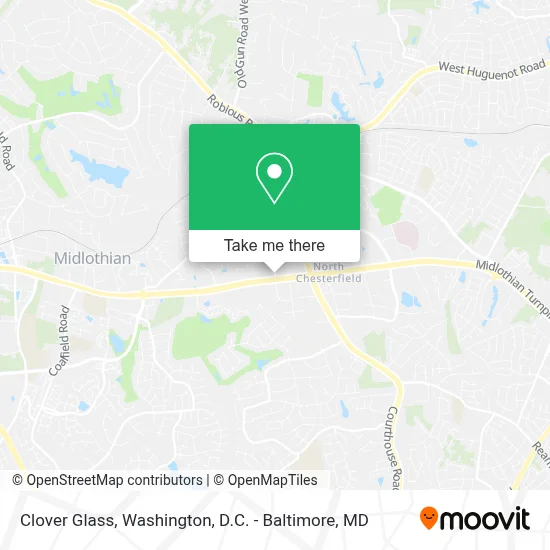 Clover Glass map