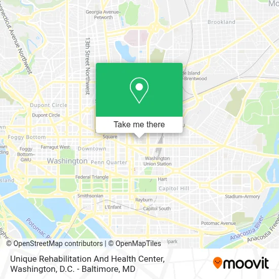 Unique Rehabilitation And Health Center map