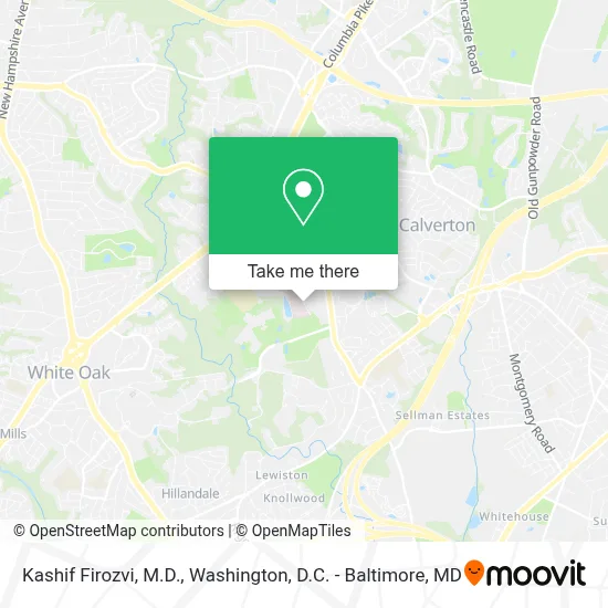 Kashif Firozvi, M.D. map