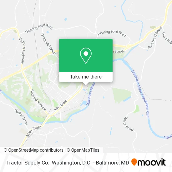 Tractor Supply Co. map