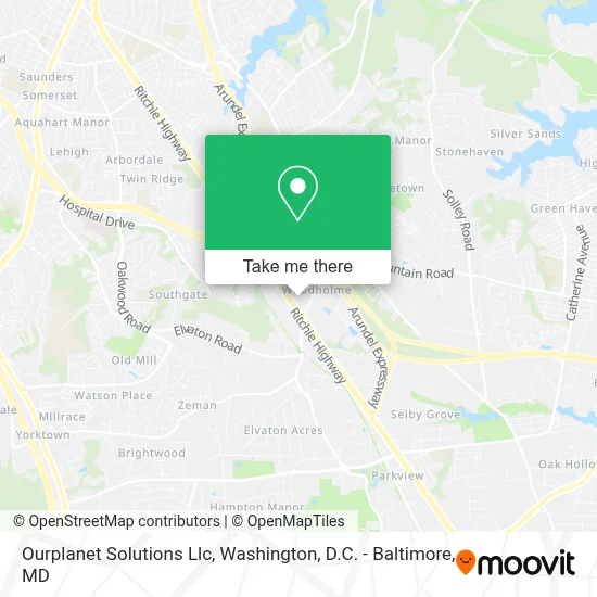 Ourplanet Solutions Llc map