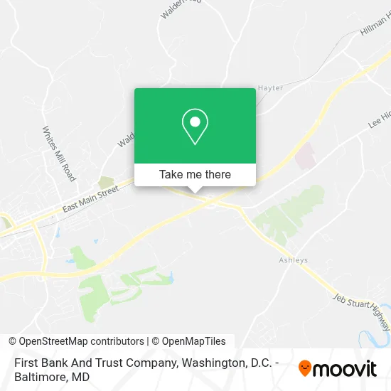 First Bank And Trust Company map