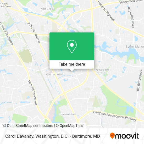 Carol Davanay map