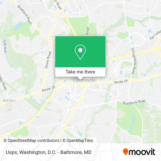 Usps map