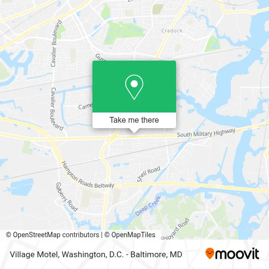 Village Motel map