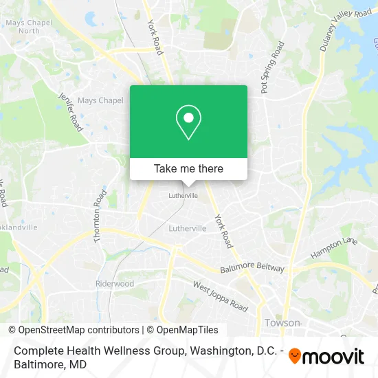 Complete Health Wellness Group map