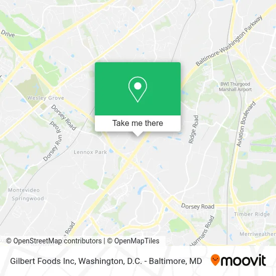 Gilbert Foods Inc map