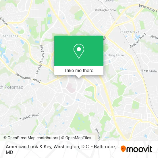 American Lock & Key map