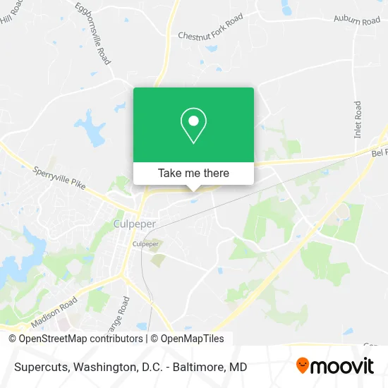 Supercuts map
