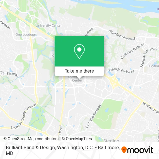 Brilliant Blind & Design map