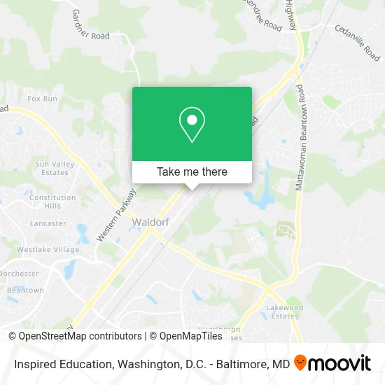 Inspired Education map