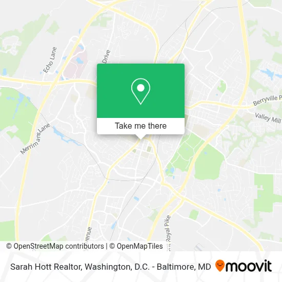 Sarah Hott Realtor map