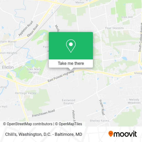 Chili's map