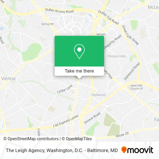 The Leigh Agency map