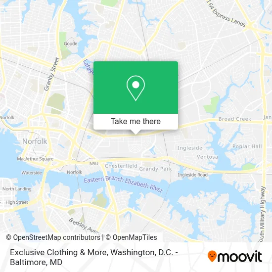 Exclusive Clothing & More map