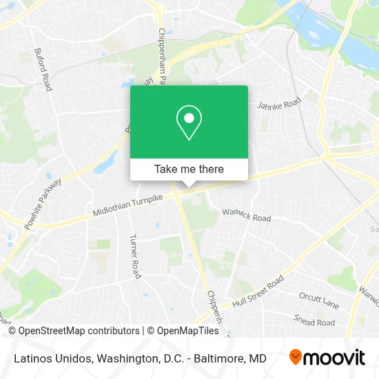 Latinos Unidos map