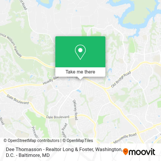 Dee Thomasson - Realtor Long & Foster map