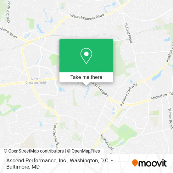 Ascend Performance, Inc. map