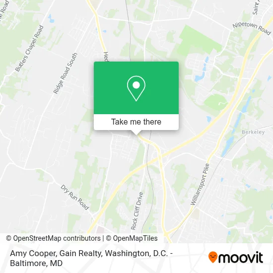 Amy Cooper, Gain Realty map