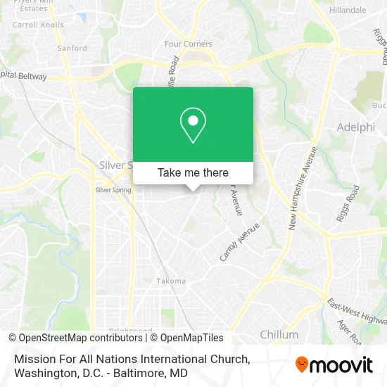 Mission For All Nations International Church map