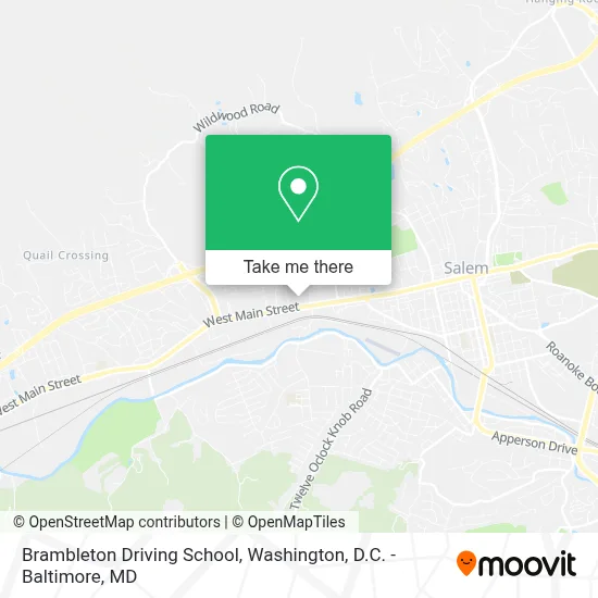 Brambleton Driving School map