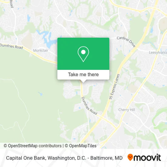 Capital One Bank map