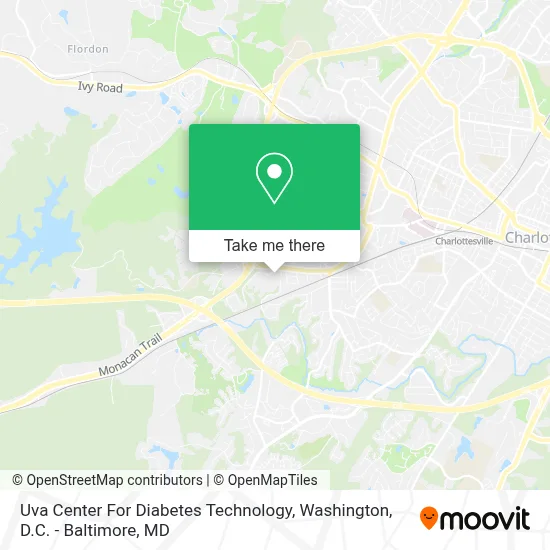 Uva Center For Diabetes Technology map