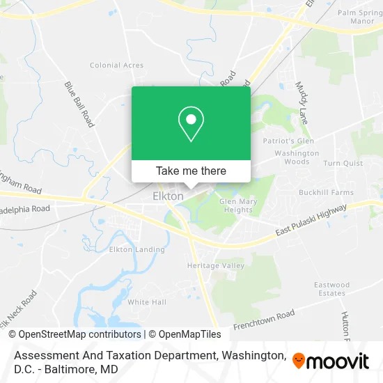 Assessment And Taxation Department map
