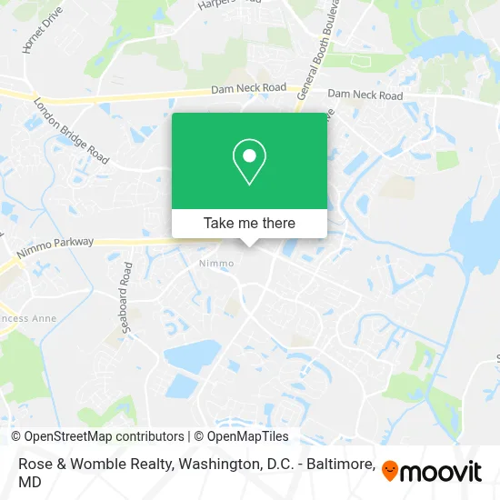 Rose & Womble Realty map