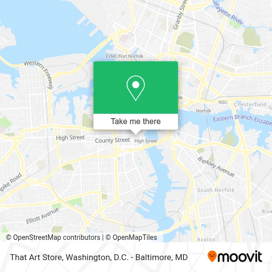 That Art Store map