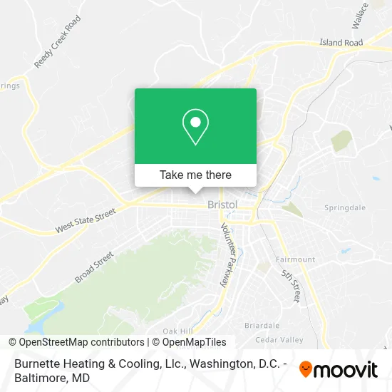 Burnette Heating & Cooling, Llc. map