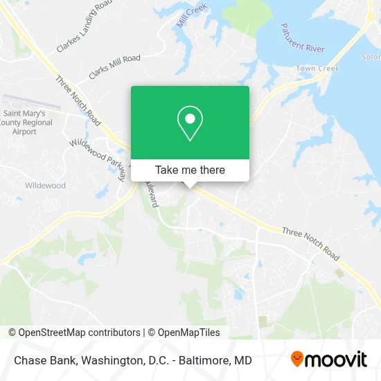 Chase Bank map