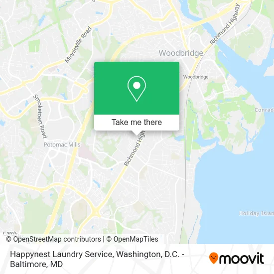 Happynest Laundry Service map