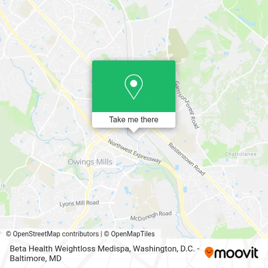 Beta Health Weightloss Medispa map