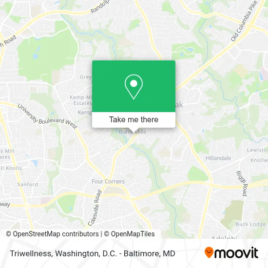 Triwellness map