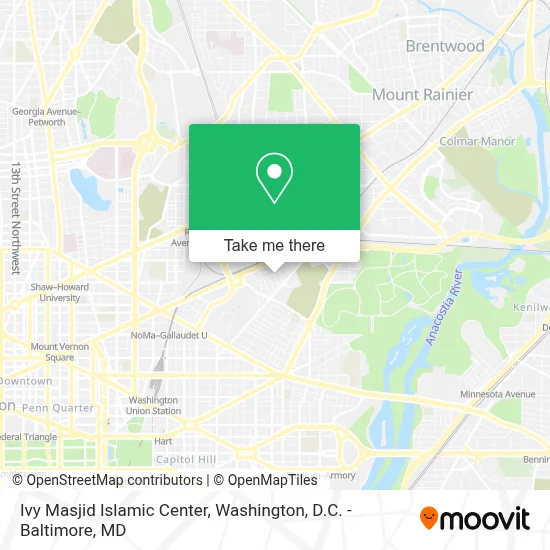 Ivy Masjid Islamic Center map
