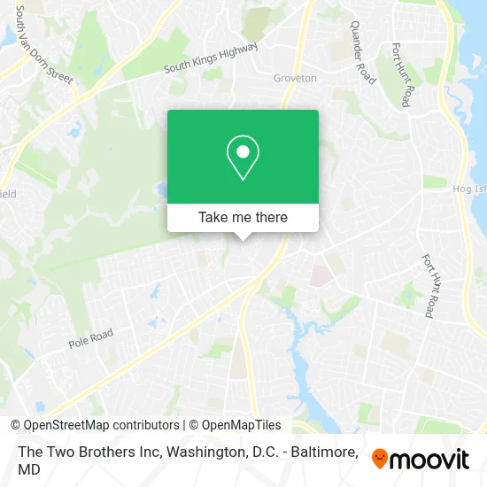 The Two Brothers Inc map