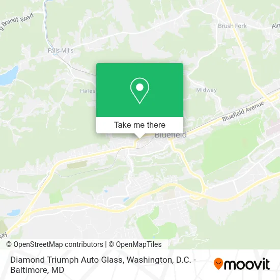 Diamond Triumph Auto Glass map