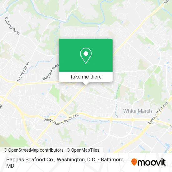 Pappas Seafood Co. map