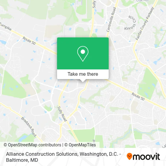 Alliance Construction Solutions map