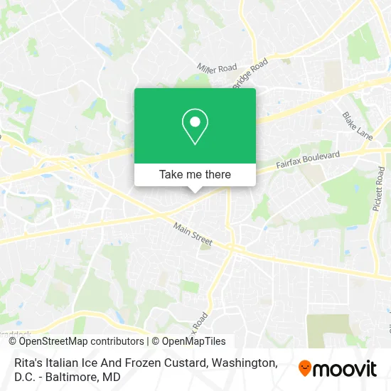 Rita's Italian Ice And Frozen Custard map
